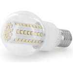 WE LED guľa B60 80xSMD E27 4W teplá biela (07569)