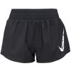 Dámske bežecké šortky Nike, ONE SWOOSH čierna,biela XL Dámske bežecké šortky Nike, ONE SWOOSH čierna,biela XL