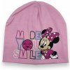 Dievčenské jarné čiapky ružovej farby Minnie Mouse Ružová Dievčenské jarné čiapky ružovej farby Minnie Mouse Ružová