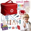 Kruzzel 24782 Detský lekársky kufrík červený Kruzzel 24782 Detský lekársky kufrík červený