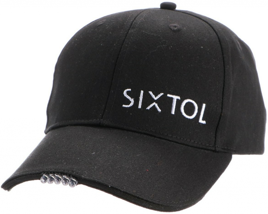 Sixtol Šiltovka s LED svetlom B-CAP 25lm, USB, uni, čierna