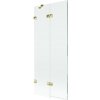 MEXEN/S - Lunar vaňová zástena 2-krídlová ľavá 80 x 150, transparent, zlatá 897-080-100-50-00-L MEXEN/S - Lunar vaňová zástena 2-krídlová ľavá 80 x 150, transparent, zlatá 897-080-100-50-00-L