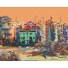 ZUTY Maľovanie podľa čísel - FAREBNÉ DOMY Rámovanie: bez rámu a bez vypnutia plátna, Rozmer: 40x50 cm ZUTY Maľovanie podľa čísel - FAREBNÉ DOMY Rámovanie: bez rámu a bez vypnutia plátna, Rozmer: 40x50 cm