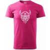 Viking logo - Klasické pánske tričko vyššej gramáže - XL ( Purpurová ) Viking logo - Klasické pánske tričko vyššej gramáže - XL ( Purpurová )