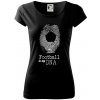Football is my DNA - Dámske tričko Pure - M ( Čierna ) Football is my DNA - Dámske tričko Pure - M ( Čierna )