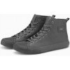 Pánske vysoké buty tenisky s ozdobnou špičkou sivé V2 OM-FOTH-0157 41 Pánske vysoké buty tenisky s ozdobnou špičkou sivé V2 OM-FOTH-0157 41