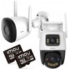 Súprava IP kamier IMOU BULLET 2C 4MP a Cruiser Dual 10MP s 32GB pamäťovými kartami Súprava IP kamier IMOU BULLET 2C 4MP a Cruiser Dual 10MP s 32GB pamäťovými kartami