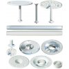 Stolová rúra 700 mm kompletná so základňami - biela G-125154 Stolová rúra 700 mm kompletná so základňami - biela G-125154