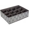 HomeLife Organizér do zásuvky 12 priehradiek 32 x 24 x 10 cm šedo-biela HomeLife Organizér do zásuvky 12 priehradiek 32 x 24 x 10 cm šedo-biela