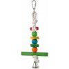 Hračka Bird Jewel závesná drevená hrazda so zvončekom 30cm Hračka Bird Jewel závesná drevená hrazda so zvončekom 30cm