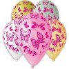 Smart Balloons Balonek Balonky nafukovací motýl 12'' průměr 30cm
