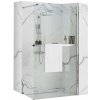 REA/S - Sprchová stena Aero N 80 Chróm s poličkou EVO KPL-K0615 REA/S - Sprchová stena Aero N 80 Chróm s poličkou EVO KPL-K0615