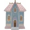 Clayre & Eef Modro-ružový svietiaci domček s ľad svetielkami - 12*9*15 cm - Clayre & Eef Clayre & Eef Modro-ružový svietiaci domček s ľad svetielkami - 12*9*15 cm - Clayre & Eef