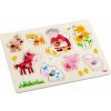 Haba Drevené vkladacie puzzle – babička Lena a jej zvieratká Haba Drevené vkladacie puzzle – babička Lena a jej zvieratká