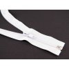 Deliteľné plastové špirálové bundovej zipsy rôzne farby - dĺžka 30 cm - 90 cm 40 cm biela bez ozdoby Deliteľné plastové špirálové bundovej zipsy rôzne farby - dĺžka 30 cm - 90 cm 40 cm biela bez ozdoby