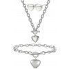 HARAHU Set Simple Heart Strieborná HR34205 HARAHU Set Simple Heart Strieborná HR34205