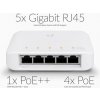 Ubiquiti UniFi Switch Flex vnitřní/vonkajší 5x1000 Mbps PoE (odolný proti poveternostným vplyvom, IP55) 46 W PoE Ubiquiti UniFi Switch Flex vnitřní/vonkajší 5x1000 Mbps PoE (odolný proti poveternostným vplyvom, IP55) 46 W PoE