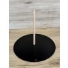 Podnos kruh 8 mm gravír s tyčou - Čierny - Priemer 30 cm (Podnos gravír pod tortu s tyčou) Podnos kruh 8 mm gravír s tyčou - Čierny - Priemer 30 cm (Podnos gravír pod tortu s tyčou)