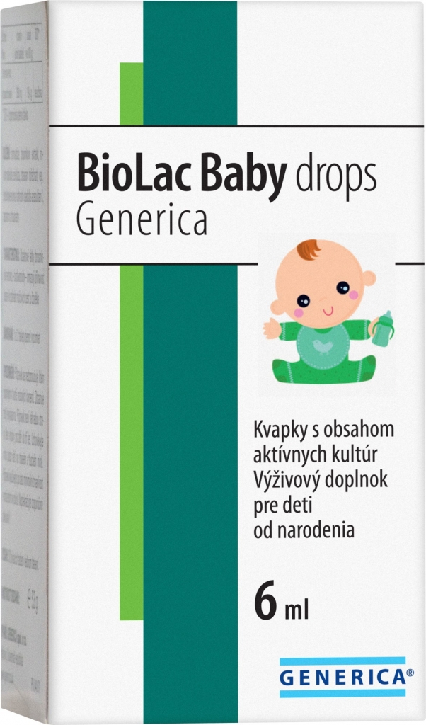 Generica Biolac baby drops od 3. mesiaca 6 ml
