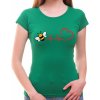 Fajntričko Včelárske tričko - EKG , Farba zelená, Strih/ Variant Dámsky Fajntričko Včelárske tričko - EKG , Farba zelená, Strih/ Variant Dámsky