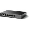 Switch TP-Link TL-SF1006P 6x LAN, 4x PoE+, 67W, kov