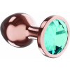 Plug-Butt Plug Diamond Topaz Shine L Rose Gold Plug-Butt Plug Diamond Topaz Shine L Rose Gold