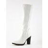 Elegantné kožené čižmy model Ema 08 v bielej farbe, VEĽKOSŤ OBUV NOVÉ 37 Elegantné kožené čižmy model Ema 08 v bielej farbe, VEĽKOSŤ OBUV NOVÉ 37