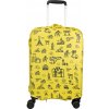 Elastický obal na kufor - Svet - žltý - Abbara Veľkosť: M Elastický obal na kufor - Svet - žltý - Abbara Veľkosť: M