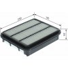 Vzduchový filter BOSCH 1 457 433 968 Vzduchový filter BOSCH 1 457 433 968