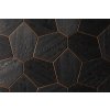 Dekoratívny saunový obklad HEXAGON, abachi thermowood yakisugi 432x373mm Dekoratívny saunový obklad HEXAGON, abachi thermowood yakisugi 432x373mm
