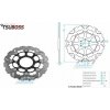 Tsuboss Kotúč brzdový plávajúci (320/94/6D) zubatý dizajn - Honda CBR1000RR Fireblade / 06-07 + VTR1000SP1 / 00-01+VTR1000SP2 / 02-04 Tsuboss Kotúč brzdový plávajúci (320/94/6D) zubatý dizajn - Honda CBR1000RR Fireblade / 06-07 + VTR1000SP1 / 00-01+VTR1000SP2 / 02-04