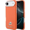 Karl Lagerfeld PU Karl and Choupette Heads Pins MagSafe Case for iPhone Air Orange (57983128990)