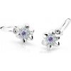 Cutie Jewellery Roztomilé detské náušnice z bieleho zlata C2202-10-X-2 fialová Cutie Jewellery Roztomilé detské náušnice z bieleho zlata C2202-10-X-2 fialová