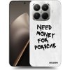 Picasee silikónový čierny obal pre Xiaomi 15T Pro - White Dollar Picasee silikónový čierny obal pre Xiaomi 15T Pro - White Dollar