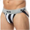Jockstrap Mob Classic bielo-čierny Jockstrap Mob Classic bielo-čierny