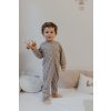 Detský rastúci overal pyžamo Jaquard SAFA béžový Detský rastúci overal pyžamo Jaquard SAFA béžový