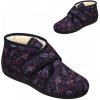 Mjartan Dámske papuče Liana s kvetmi fialové Mjartan Dámske papuče Liana s kvetmi fialové