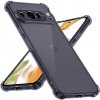 Techsuit Shockproof Clear Silicone obal pre Google Pixel 9 Pro XL dymovo čierny