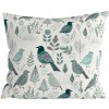 Textilomanie bavlna LEAFBIRD POLY bielo-zelená 45 x 45 cm
