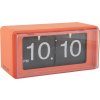 Nástenné alebo stolové hodiny Retro Boxed Flip, oranžové Nástenné alebo stolové hodiny Retro Boxed Flip, oranžové