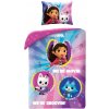 Halantex Obliečky z mikrovlákna 140x200 + 70x90 cm - Gabby's Dollhouse Halantex Obliečky z mikrovlákna 140x200 + 70x90 cm - Gabby's Dollhouse