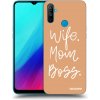 Picasee silikonový černý obal pro Realme C3 - Boss Mama Picasee silikonový černý obal pro Realme C3 - Boss Mama