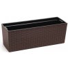 Nohel Garden Truhlík BEGONIA RATTAN plastový tmavě hnědý 56x19x19cm Nohel Garden Truhlík BEGONIA RATTAN plastový tmavě hnědý 56x19x19cm