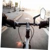 Zrkadlo na bicykel ľavé Motus spätné zrkadlo na kolobežku na bicykel čierne