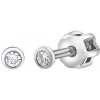 Silvego Strieborné náušnice kôstky Jenis s Brilliance Zirconia 2 mm SILVEGOB70602SBDW Silvego Strieborné náušnice kôstky Jenis s Brilliance Zirconia 2 mm SILVEGOB70602SBDW