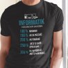 Tričko s potlačou INFORMATIK Pánsky Čierna M Tričko s potlačou INFORMATIK Pánsky Čierna M