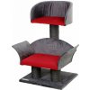 Agrofortel Škrabadlo a odpočívadlo pre mačky LOUNGE Deluxe, 70x42x37 cm, červené Agrofortel Škrabadlo a odpočívadlo pre mačky LOUNGE Deluxe, 70x42x37 cm, červené