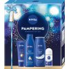 Nivea Pampering sada: Intensive moisture krém na ruky, 100 ml + Creme Care sprchový gél, 250 ml + Protect & Care antiperspirant roll-on, 50 ml + vyživujúce telové mlieko, 250 ml Nivea Pampering sada: Intensive moisture krém na ruky, 100 ml + Creme Care sprchový gél, 250 ml + Protect & Care antiperspirant roll-on, 50 ml + vyživujúce telové mlieko, 250 ml