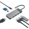 Rozbočovač USB 7v1 Green Cell Connect 3x USB-A 3.1 HDMI 4K 60Hz 1x USB-C PD 85W Rozbočovač USB 7v1 Green Cell Connect 3x USB-A 3.1 HDMI 4K 60Hz 1x USB-C PD 85W