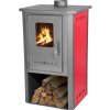 Strend Pro Kachle Thalia Pella, červené, 7 kW, 120 cm Strend Pro Kachle Thalia Pella, červené, 7 kW, 120 cm